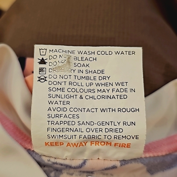 SNAPPER ROCK | Baby Girls & Toddlers Navy Orchid Surf Suit, UPF 50+ - Picture 3 of 12